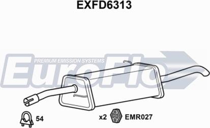 EuroFlo EXFD6313 - Zadnji Ispušni lonac www.molydon.hr