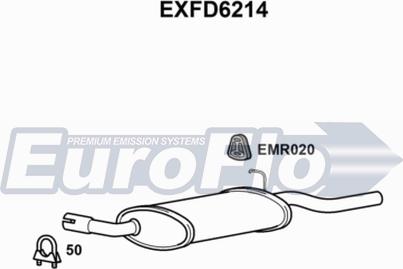 EuroFlo EXFD6214 - Zadnji Ispušni lonac www.molydon.hr