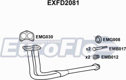 EuroFlo EXFD2081 - Ispušna cijev www.molydon.hr