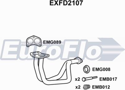 EuroFlo EXFD2107 - Ispušna cijev www.molydon.hr