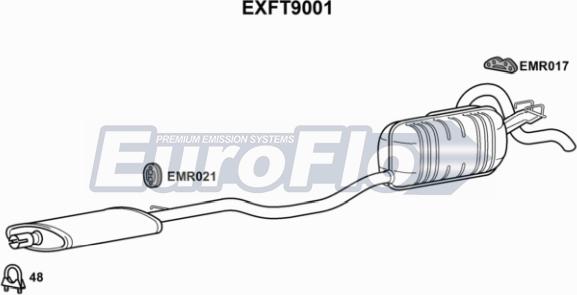 EuroFlo EXFT9001 - Srednji/Ispušni lonac www.molydon.hr