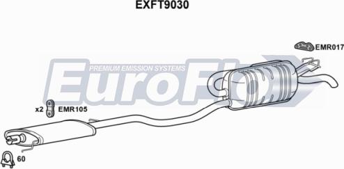 EuroFlo EXFT9030 - Srednji/Ispušni lonac www.molydon.hr