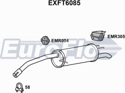 EuroFlo EXFT6085 - Zadnji Ispušni lonac www.molydon.hr