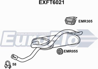 EuroFlo EXFT6021 - Zadnji Ispušni lonac www.molydon.hr