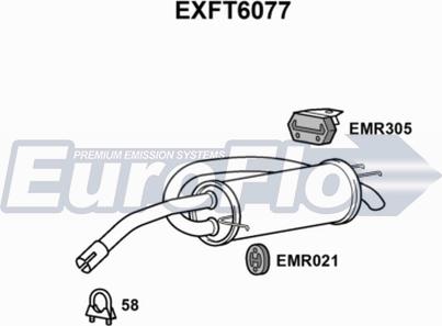 EuroFlo EXFT6077 - Zadnji Ispušni lonac www.molydon.hr