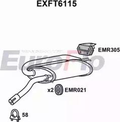 EuroFlo EXFT6115 - Zadnji Ispušni lonac www.molydon.hr