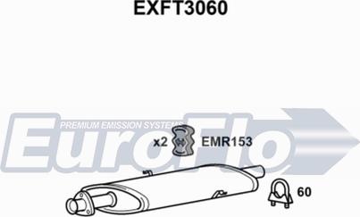 EuroFlo EXFT3060 - Srednji Ispušni lonac www.molydon.hr