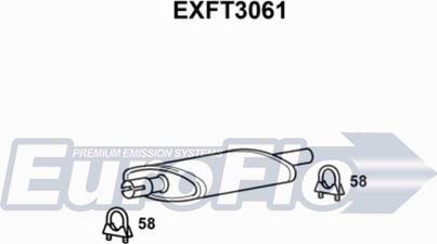 EuroFlo EXFT3061 - Srednji Ispušni lonac www.molydon.hr