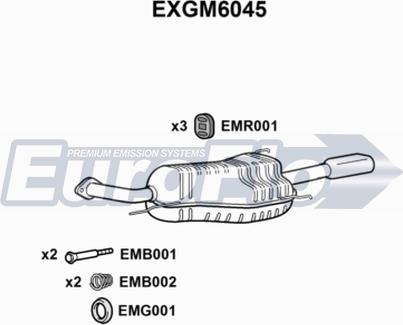 EuroFlo EXGM6045 - Zadnji Ispušni lonac www.molydon.hr