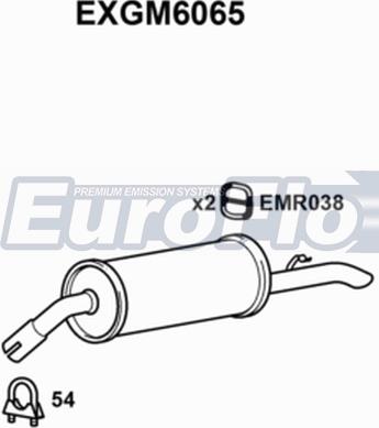 EuroFlo EXGM6065 - Zadnji Ispušni lonac www.molydon.hr