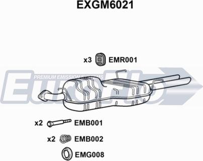 EuroFlo EXGM6021 - Zadnji Ispušni lonac www.molydon.hr