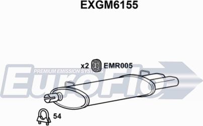 EuroFlo EXGM6155 - Zadnji Ispušni lonac www.molydon.hr