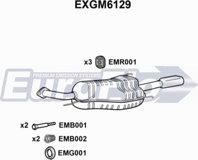 EuroFlo EXGM6129 - Zadnji Ispušni lonac www.molydon.hr