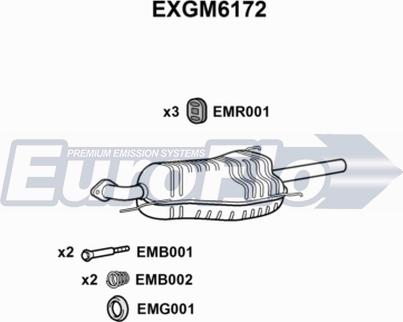 EuroFlo EXGM6172 - Zadnji Ispušni lonac www.molydon.hr