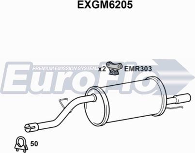 EuroFlo EXGM6205 - Zadnji Ispušni lonac www.molydon.hr