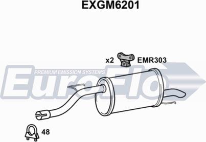 EuroFlo EXGM6201 - Zadnji Ispušni lonac www.molydon.hr