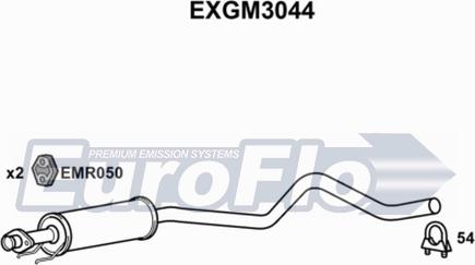 EuroFlo EXGM3044 - Srednji Ispušni lonac www.molydon.hr