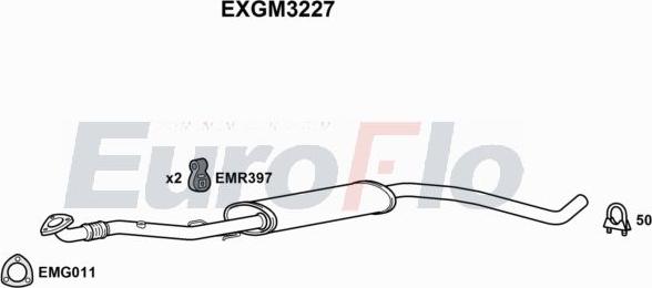 EuroFlo EXGM3227 - Srednji Ispušni lonac www.molydon.hr