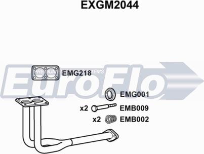 EuroFlo EXGM2044 - Ispušna cijev www.molydon.hr