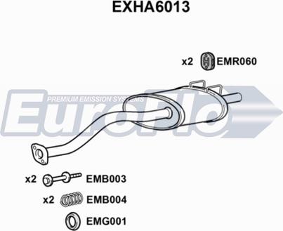 EuroFlo EXHA6013 - Zadnji Ispušni lonac www.molydon.hr