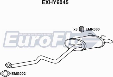 EuroFlo EXHY6045 - Zadnji Ispušni lonac www.molydon.hr