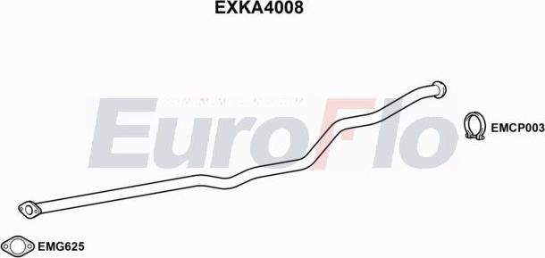 EuroFlo EXKA4008 - Prigusnica, zadnji Ispušni lonac www.molydon.hr