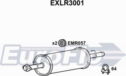 EuroFlo EXLR3001 - Srednji Ispušni lonac www.molydon.hr