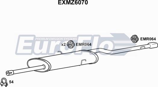 EuroFlo EXMZ6070 - Zadnji Ispušni lonac www.molydon.hr