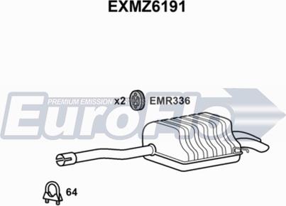 EuroFlo EXMZ6191 - Zadnji Ispušni lonac www.molydon.hr