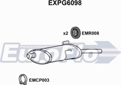 EuroFlo EXPG6098 - Zadnji Ispušni lonac www.molydon.hr