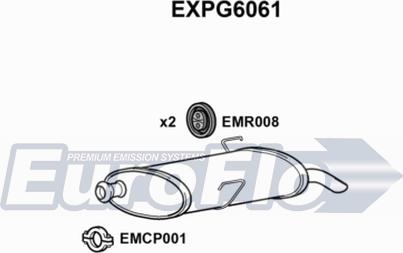 EuroFlo EXPG6061 - Zadnji Ispušni lonac www.molydon.hr