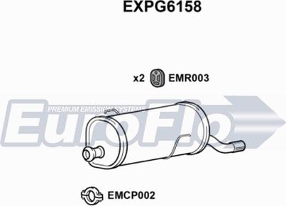 EuroFlo EXPG6158 - Zadnji Ispušni lonac www.molydon.hr