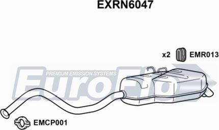 EuroFlo EXRN6047 - Zadnji Ispušni lonac www.molydon.hr