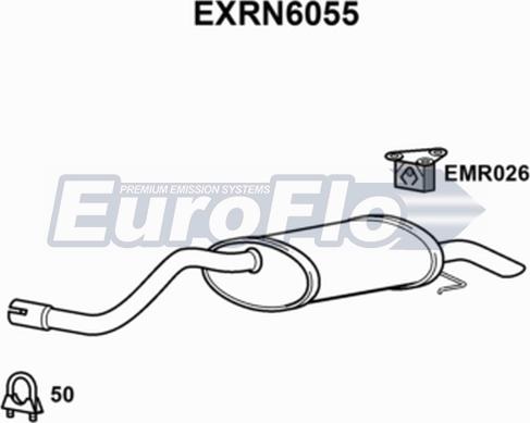 EuroFlo EXRN6055 - Zadnji Ispušni lonac www.molydon.hr