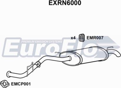 EuroFlo EXRN6000 - Zadnji Ispušni lonac www.molydon.hr