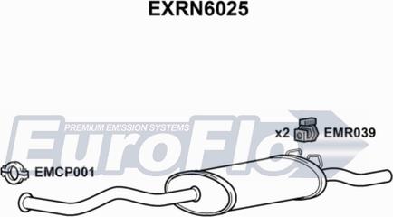 EuroFlo EXRN6025 - Zadnji Ispušni lonac www.molydon.hr