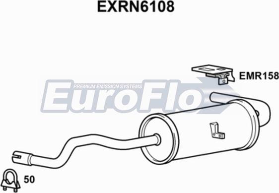 EuroFlo EXRN6108 - Zadnji Ispušni lonac www.molydon.hr