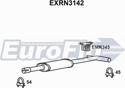 EuroFlo EXRN3142 - Srednji Ispušni lonac www.molydon.hr