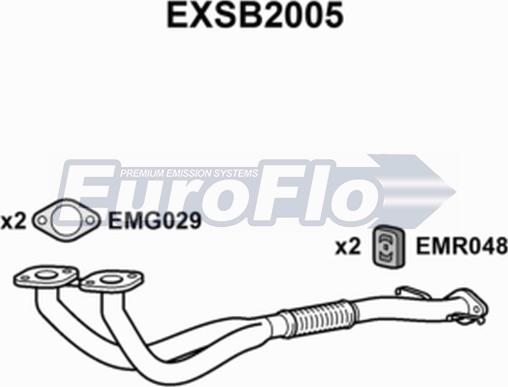 EuroFlo EXSB2005 - Ispušna cijev www.molydon.hr