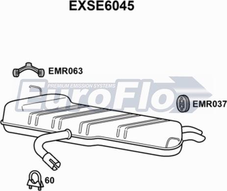 EuroFlo EXSE6045 - Zadnji Ispušni lonac www.molydon.hr