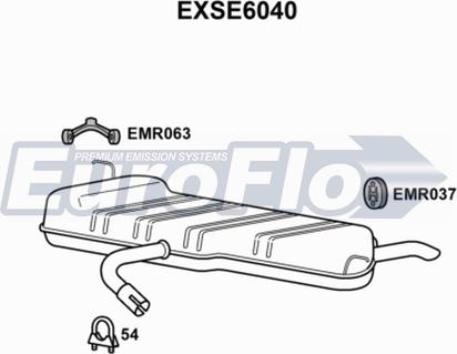 EuroFlo EXSE6040 - Zadnji Ispušni lonac www.molydon.hr