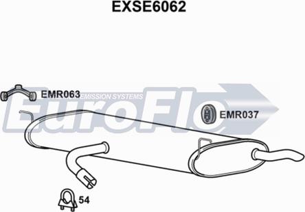 EuroFlo EXSE6062 - Zadnji Ispušni lonac www.molydon.hr