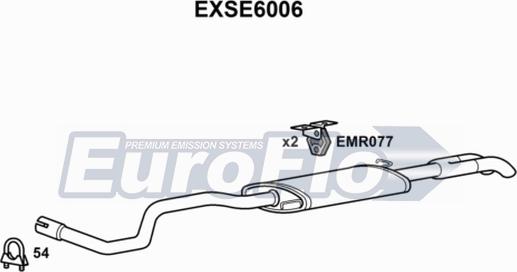 EuroFlo EXSE6006 - Zadnji Ispušni lonac www.molydon.hr