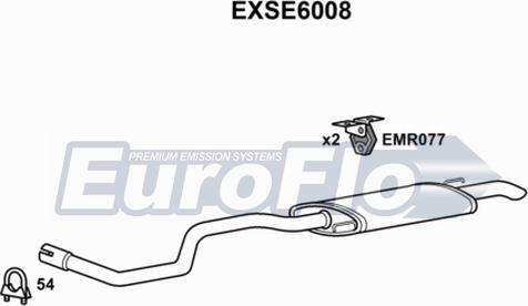 EuroFlo EXSE6008 - Zadnji Ispušni lonac www.molydon.hr