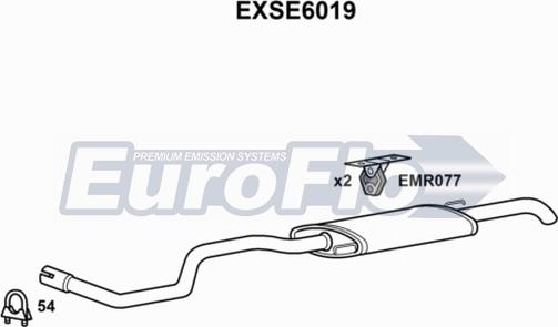 EuroFlo EXSE6019 - Zadnji Ispušni lonac www.molydon.hr