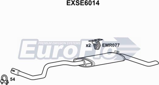 EuroFlo EXSE6014 - Zadnji Ispušni lonac www.molydon.hr