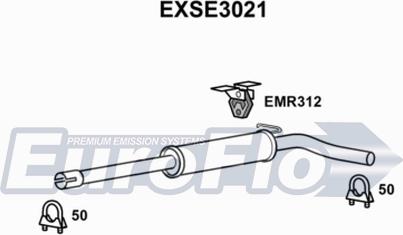 EuroFlo EXSE3021 - Srednji Ispušni lonac www.molydon.hr