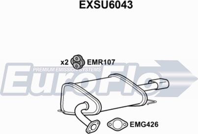 EuroFlo EXSU6043 - Zadnji Ispušni lonac www.molydon.hr