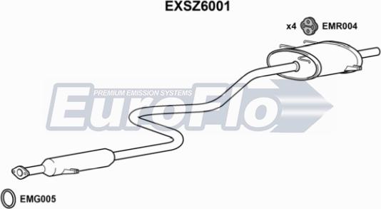 EuroFlo EXSZ6001 - Zadnji Ispušni lonac www.molydon.hr