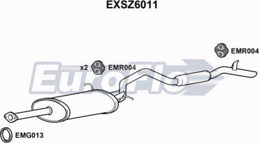 EuroFlo EXSZ6011 - Zadnji Ispušni lonac www.molydon.hr